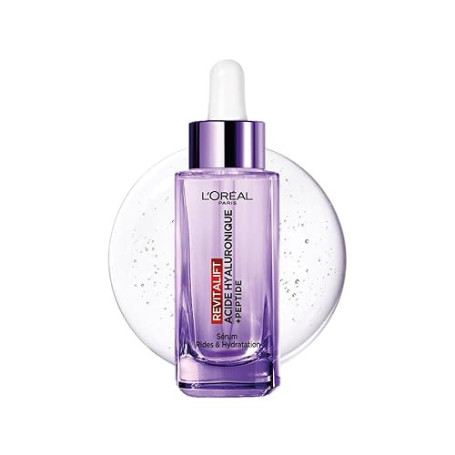 L’Oréal Paris – Sérum Anti-Rides & Anti-Âge – 1.5% Acide Hyaluronique Pur – Soin Visage Hydratant, Repulpant & Lissant – Pour To