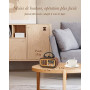 Poste Radio Vintage, PRUNUS J-150 AM/FM/SW Radio Portable Rechargeable avec Batterie 1200mAh et Piles D, Transistor Radio Blueto