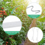 YeahBoom Crochet de Support de Tomate,50 Pièces Crochet de Tomates de Jardint avec 10m de Corde et 100 Pièces Clips de Support,C