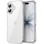 JETech Coque pour iPhone 17 6,3 Pouces, Étui Housse Anti-Jaunissement Antichoc Bumper, Arrière Transparente Anti-Rayures (Transp