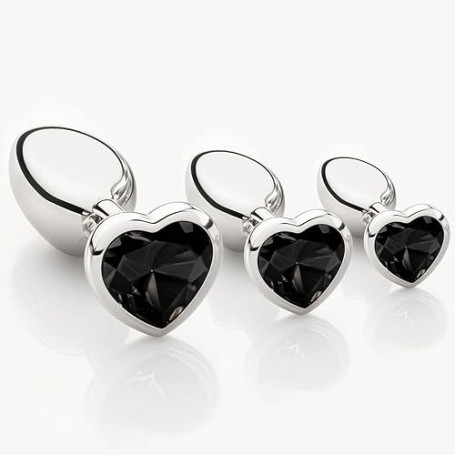 3 Pièces Butt Plug en Métal,Plug Anus Sex Toýs Homme Femme,Sextoys Unisexes,Plugs anale debutant Grand Moyenne Petite taille Plu