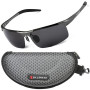 ZILLERATE Lunette De Soleil Homme Polarisée Pour la conduite, le vélo, le golf, le ski et tous les sports, Qualité supérieure, A