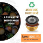 CAPMESSO Nespresso capsule vertuo compatibili capsules de café réutilisables pour réutiliser les dosettes Vertuoline, capsules V