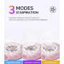 MelodySusie Collecteur De Poussière pour ongles HProA - 6000 tr/min Aspirateur Ongles avec 30 Feuilles de Filtre Jetable, Ventil