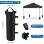 4 PcsPoids pour Tonnelle de Jardin Exterieur, Poids en Oxford 600D pour Sac de Lestage, Poids Tonnelle Sacs de Sable de Lestage,