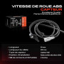 Frankberg Capteur ABS 2-Pôles Compatible avec Berlingo monospace B9 C4 Grand Picasso I UA Partner Tepee Partner Camionnette/MPV