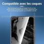 NEW'C Lot de 3, Verre Trempé pour Google Pixel 8A Protection efficace contre les Rayures - sans Bulles - Ultra Résistant (0,33mm