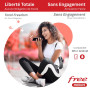 Carte SIM Free Pass M : Forfait 200 Go 5G Ultra-Data + Appels/SMS Illimités & 10 Go depuis l’Europe – Offre Mobile Sans Engageme