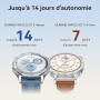 HUAWEI Watch GT 5 41mm Montre Connectée, Design aux Lignes épurées, Nouvelle expérience de Course à Pieds et de Cyclisme, Suivi