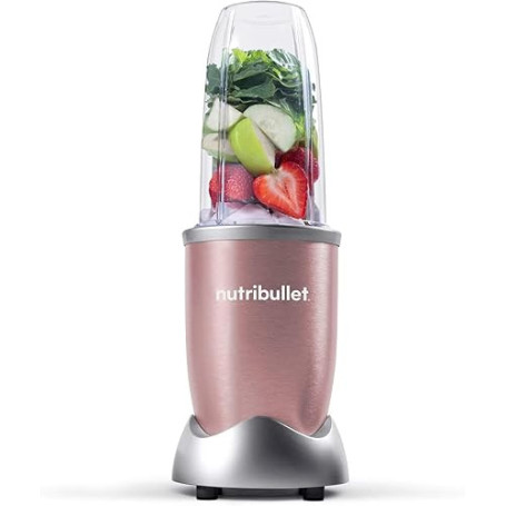 nutribullet Pro 900 Watt, Blender Électrique, Hachoir, verre de 700 ml NB904RG, Rose Gold