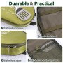 10 Pièces Ustensiles de Cuisine Camping Accessoires Essentiels Inoxydables pour Pique-Nique et Randonnées