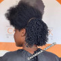 Coco Black Naturals Curling Custard Ghana cheveux Coily Kinky type 4c 502,7 ml