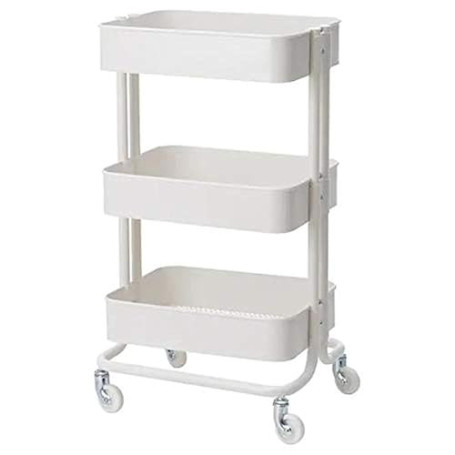 LetGoShop IKEA Raskog Chariot Utilitaire Blanc 13 3/4x17 3/4x30 3/4 203.829.32