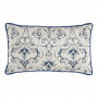 Coussin DKD Home Decor Bleu Polyester Fleurs (50 x 10 x 30 cm) 46,99 €