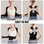 VPB Correcteur de posture dos redresse dos femme homme,Adjustable back posture belt,Correcteur de posture pour maintien dos droi