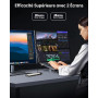 NOVOO Docking Station d'accueil USB C, 15-en-1, 2 HDMI 4K@60Hz, VGA, USB-C/A 5Gbps, Lecteur SD/TF, Ethernet Gigabit, 100W PD – B