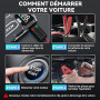 ACEZUK Booster Batterie Voiture 7000A, Démarreur de Voiture Portable (Jusqu'à 5.5L Diesel ou 7.0L Gaz), 12V Jump Starter avec 2.