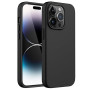JETech Coque Silicone pour iPhone 14 Pro Max 6,7 Pouces, Protection Complète du Corps au Toucher Soyeux, Étui Housse Anti-Chocs