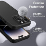 JETech Coque Silicone pour iPhone 14 Pro Max 6,7 Pouces, Protection Complète du Corps au Toucher Soyeux, Étui Housse Anti-Chocs
