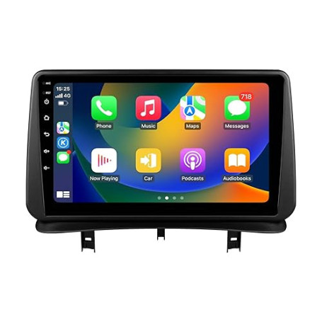EUStock Android 13 Autoradio 9" pour Renault Clio 3 2005-2014 4 cœurs 2 Go et 64 Go de mémoire, prend en charge Carplay/Android