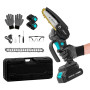 Cecotec Scie à Élaguer 4" (10 cm) à Batterie 21 V MontanaForce 4000 Hand. 400 W, Vitesse 25 000 tr/min, Graisseur à Bouton, Comp