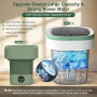 Mini Machine à Laver,12L Machine a Laver Portable,Mise à Jour Mini Lave Linge avec 3 Modes de Nettoyage en Profondeur & Panier D