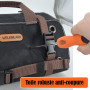 WELKINLAND Rouleau à Outils en Toile Cirée Robuste - 15 Poches, Capacité 15 L, Sac à Outils Enroulable, Organisateur