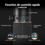 TONOR USB/XLR Micro Dynamique, Cardioïde Microphone pour Podcasting, Gaming, Streaming, Broadcasting, Enregistrement Vocal, Chan