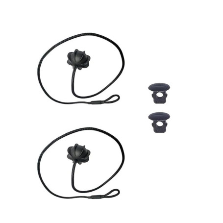 Changyeah Lot de 2 bandes de maintien pour coffre avec corde, support pour coffre, étagère arrière, support pour le coffre, cord