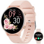 Hwagol Montre Connectée Homme Femme 1.39" Smartwatch avec Podometre, Moniteur Sommeil, avec 140+ Sportifs, Smartwatch Montre Int
