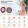 Hwagol Montre Connectée Homme Femme 1.39" Smartwatch avec Podometre, Moniteur Sommeil, avec 140+ Sportifs, Smartwatch Montre Int