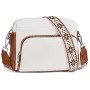 MUIIKOLA Sac à bandoulière pour femme, en cuir synthétique, avec bandoulière Verstelbaar