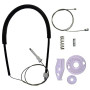 Twowinds - Kit Lève-vitre Compatible avec VW New Beetle Cabriolet (2002-2010) Porte Vitre Arriere Droite (côté passager) - 1Y089