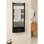 CREATE / Warm Towel Advance/Radiateur sèche-Serviettes électrique avec Chauffage et WiFi, Noir / 51,5x11x115,5 cm/Contrôle par A