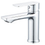 BELZ Mitigeur Lavabo Salle de Bain– Robinet Monocommande, Économie d’Eau et d’Énergie, avec Bec Hauteur 96 mm, Installation Faci