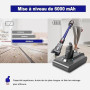 FLYLINKTECH V8 6000mAh Remplacement Batterie Dyson V8 SV10 Li-ion Batterie pour Dyson V8 Absolute Fluffy Animal SV10 Aspirateur