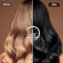 Shampoing Colorant Noir, Color Shampooing Colorant, Black Hair Sye Shampoo 3 en 1, Shampooing Colorant Instantané pour Cheveux,