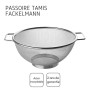 Fackelmann 28333 Passoire Tamis INOX, passoire, Tamis, passoire Chinois, Acier Inoxydable, Argent, 26 x 11,5 cm
