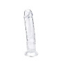 Gode realiste de 18 cm pour femme, souple et adapté aux débutants. Doté d'une gode ventouse, idéal pour femmes et couples. Jouet