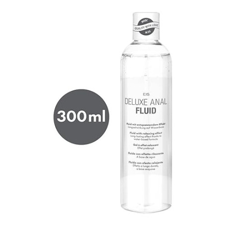 Lubrifiant anal EIS Deluxe | 300 ml | Effet longue durée et relaxant | Lubrifiant | À base d'eau et compatible avec sextoys | Sa