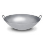 Craft Wok Wok extra large de 53,3 cm en acier carbone martelé à la main (fond rond) / 731W194X