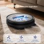 VersLife L6 Robot Aspirateur Laveur, 2 en 1 Aspirateur Robot Laveur, 4000Pa, 120 Min d'Autonomie, Alexa/WiFi/APP/Télécommande, R