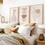 OHBIMBA® Lot de 3 Tableau Decoration Murale Affiche Décoration Chambre Maison Cousine - Poster Mural Tableaux Déco Boho Salon