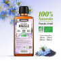 Huile de NIGELLE Bio 500 ml - Planète au Naturel - Pure, Naturelle et Pressée à froid - Alimentaire - Cheveux, Corps, Ongles