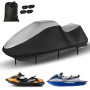 Bâche de Protection imperméable 420D - Revêtement Nano-Argent résistant aux UV - Accessoire Universel de Jet Ski avec 2 Ouvertur