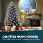 Lot de 100 Boules de Noël en Plastique Robuste Décoration de Noël intérieur extérieur Décoration pour Sapin Rose