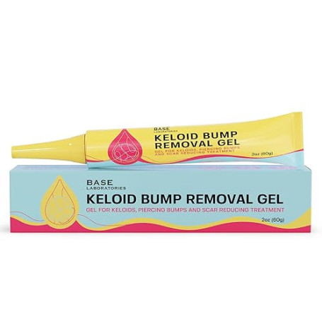Base Labs Gel Naturel pour Chéloïdes et Bosses de Perçage | Soin Apaisant 60g