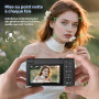 Appareil Photo Numérique 4K Digital: 64MP Appareils Numérique avec Écran Rabattable 180° - Camera pour Vlog avec Carte 32GB - po
