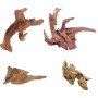 Sikweny 4 Pièces Racine Aquarium Bois Naturel Bois Flotté 8-15 CM Decoration Aquarium Décoration D'intérieur Wooden Decor Flotté