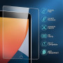 NEW'C Lot de 2, Protection Écran en Verre Trempé pour iPad 9(2021)/iPad 8(2020)/iPad 7(2019)[10,2 Pouces, 9ème/8ème/7ème Générat